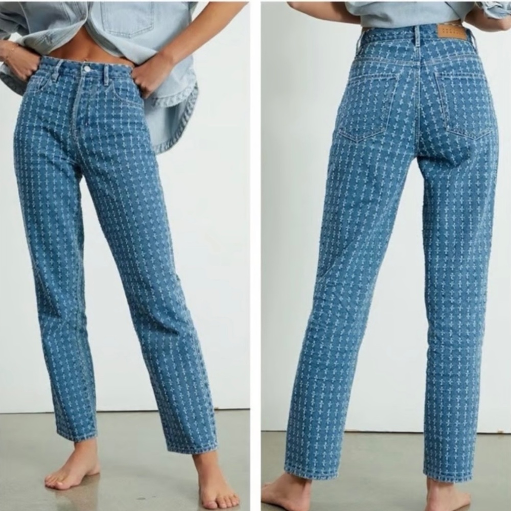 Pacsun 90's boyfriend tweed jeans Women's Blue denim light size 27